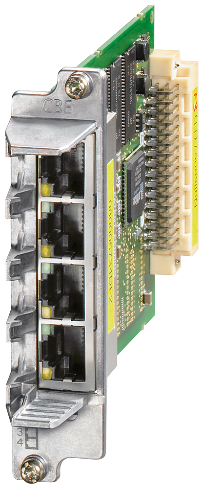[Imagem MÓDULO DE COMUNICAÇÃO ENTRADA PROFINET CBE20 4E RJ45 6SL30550AA002EB0 SIEMENS]