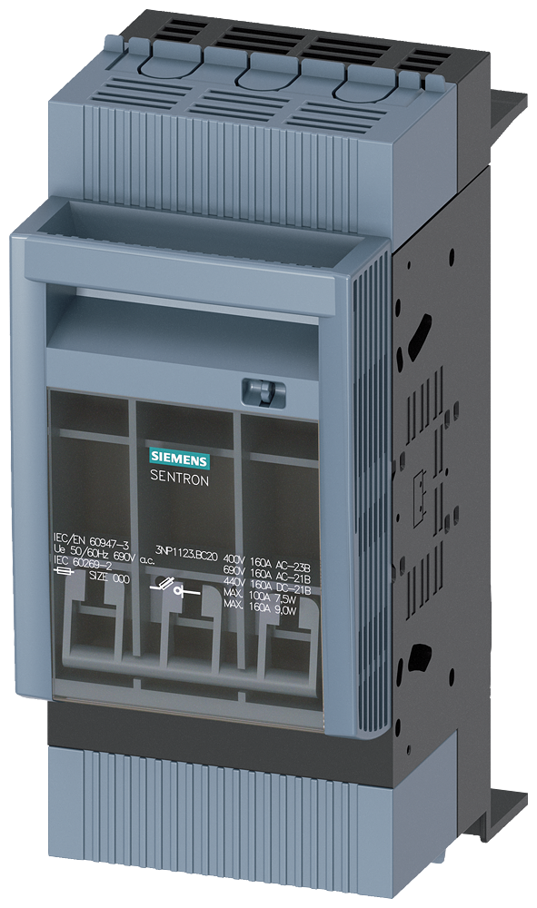[Imagem do produto SECC. FUS. 3P 160A 3NP11231BC20 SIEMENS]