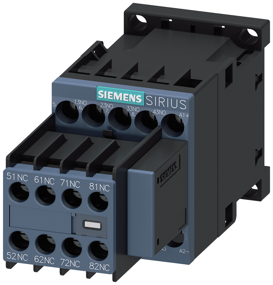 CONTATOR AUXILIAR 4NF CC 110V S00 COM VARISTOR 3RH23441DF40 SIEMENS