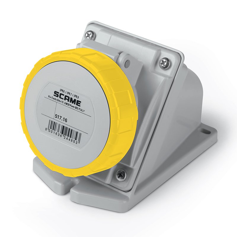 [Imagem do produto TOMADA DE MONTAGEM 3P+T 16A 67 4H 517.1651 SCAME]