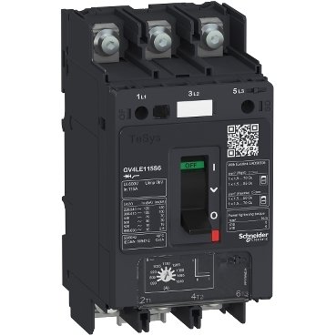 [Imagem MOTOR CIRCUIT BREAKER TESYS GV4 3P 50A ICU 50 KA MAGNETIC LUGS TERMINALS GV4LE50N6 SCHNEIDER]