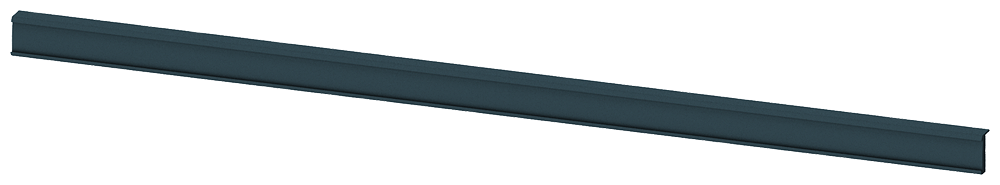 BARRA DE DESIGNAÇÃO DO COMPARTIMENTO L: 600MM PLACAS DE INSERÇÃO A=17 MM 20 P 8PQ94001BA21 SIEMENS