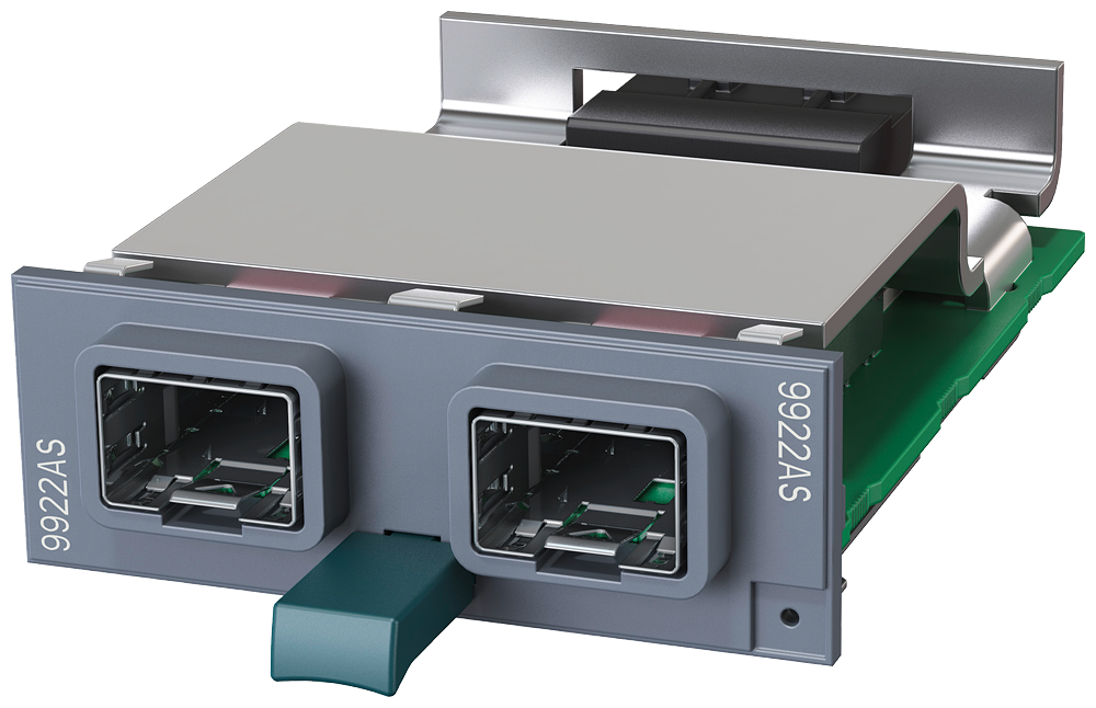 MÓDULO MÍDIA MM992-2SFP 2X 100/1000 MBIT/S PARA TRANSCEPTOR DE ENCAIXE SFP CC 6GK59922AS008FA0 SIEMENS