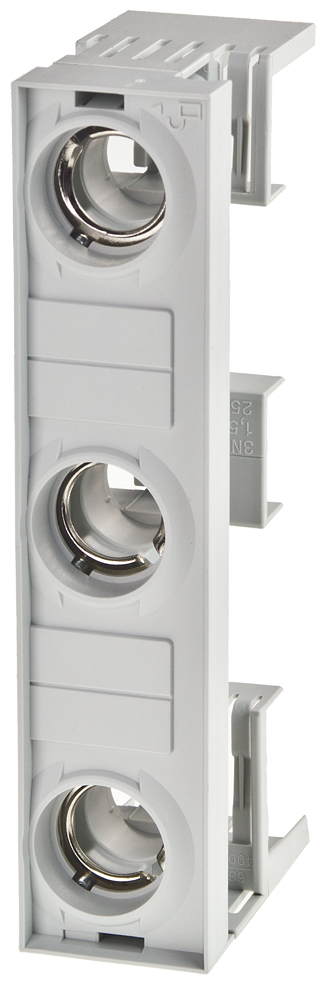 BASE DO FUSÍVEL NEOZED  D02 3 POLOS 63 A UN CA: 400 V UN CC: 250 V 5SG6208 SIEMENS