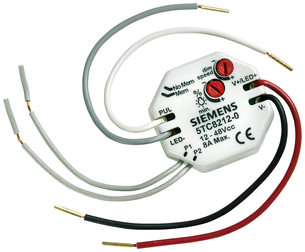 REGULADOR DE LUZ PARA RÉGUAS LED MÁX. 8A 5TC82120 SIEMENS
