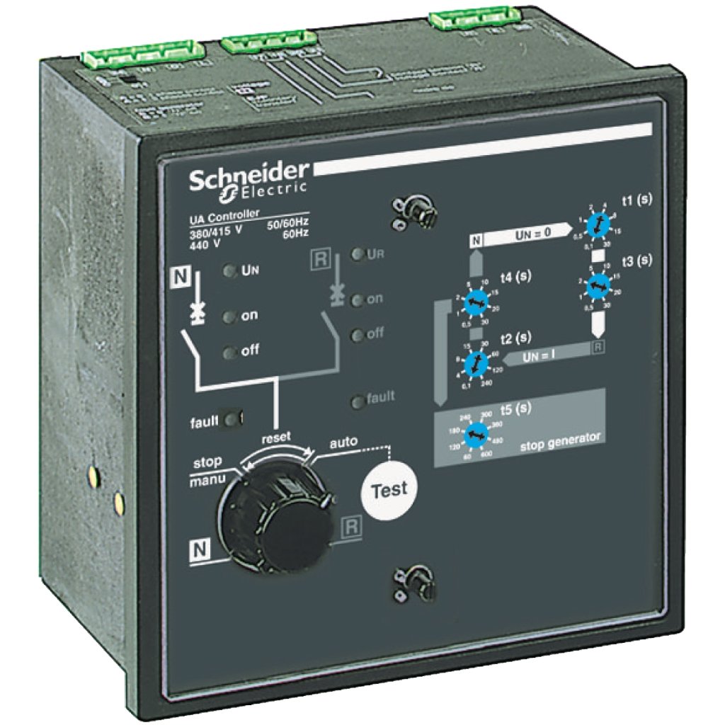 [Imagem do produto UA CONTROLLER TRANSFERPACT 380 VAC TO 415 VAC 50/60HZ 440 VAC 60HZ 29380 SCHNEIDER]