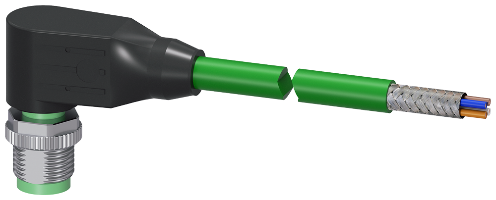 CABO DE CONEXÃO DE BARRAMENTO 5 M PARA PROFINET DE 4 FIOS BLINDADO COM 1 3RK19022HB50 SIEMENS