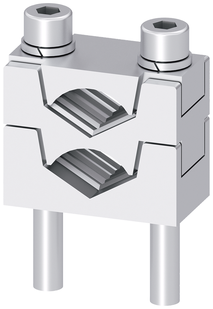 [Imagem do produto TERMINAL PRISMÁTICO DUPLO 2X 150 - 185MM2, PARA TAMANHO NH3 COM CONEXÃO PARAF 3NP19631BB20 SIEMENS]