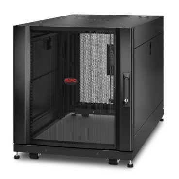 [Imagem APC NETSHELTER SX SERVER RACK ENCLOSURE 12U BLACK 658H X 600W X 1070D MM AR3103 SCHNEIDER]