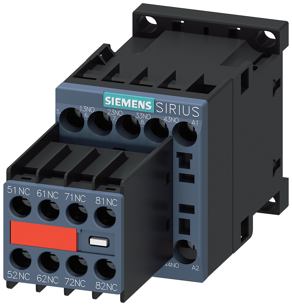 CONTATOR AUXILIAR 4 NA + 4 NF 110 V CA 50/60 HZ TERMINAL COM PARAFUSO TA 3RH22441AF00 SIEMENS