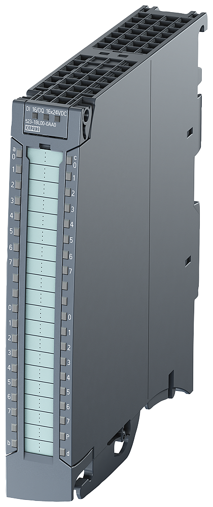 [Imagem ET200MP: 16DI/DQ DC24V. 0.5A. 25CM 6ES75231BL000AA0 SIEMENS]