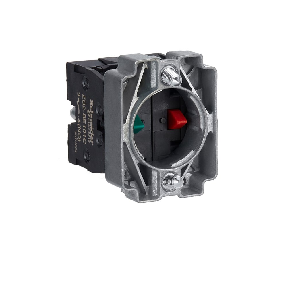 [Imagem do produto CORPO PARA BOTÃO MODULAR METÁLICO NA+NF ZB2BZ105C SCHNEIDER]