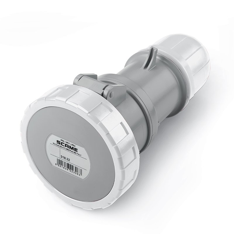 [Imagem do produto TOMADA MÓVEL 32A 2P+T 3H IP66/IP67/IP69 318.32434 SCAME]