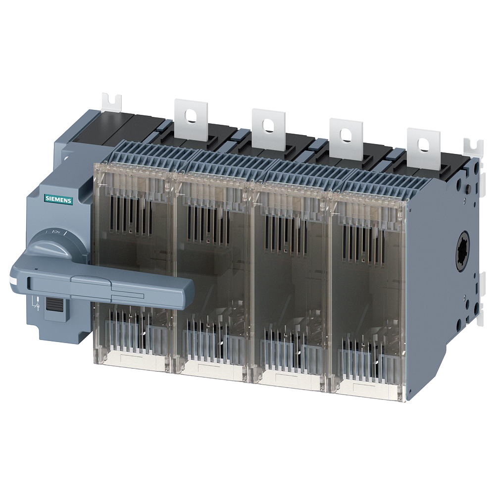 SECCIONADOR DE CORTE EM CARGA COM FUSÍVEL 400A TAM. 4 DE 4 POLOS PARA FUSÍV 3KF44402LF11 SIEMENS