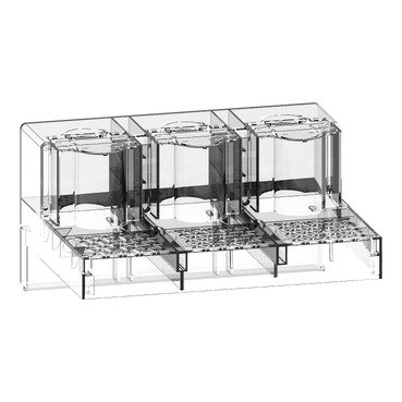 [Imagem do produto COBERTURA DE TERMINAIS PARA CONTATOR TESYS GIGA LC1G630 800 3 POLOS IP20 LA9G3703 SCHNEIDER]
