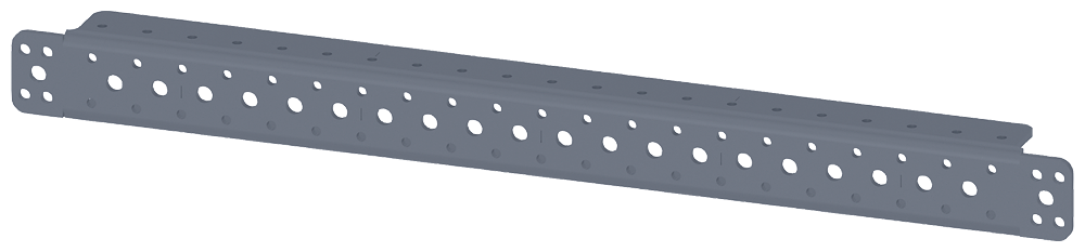 CALHA DE SUPORTE CARGA PESADA C: 600 MM GALVANIZADA 8MF10602AH60 SIEMENS
