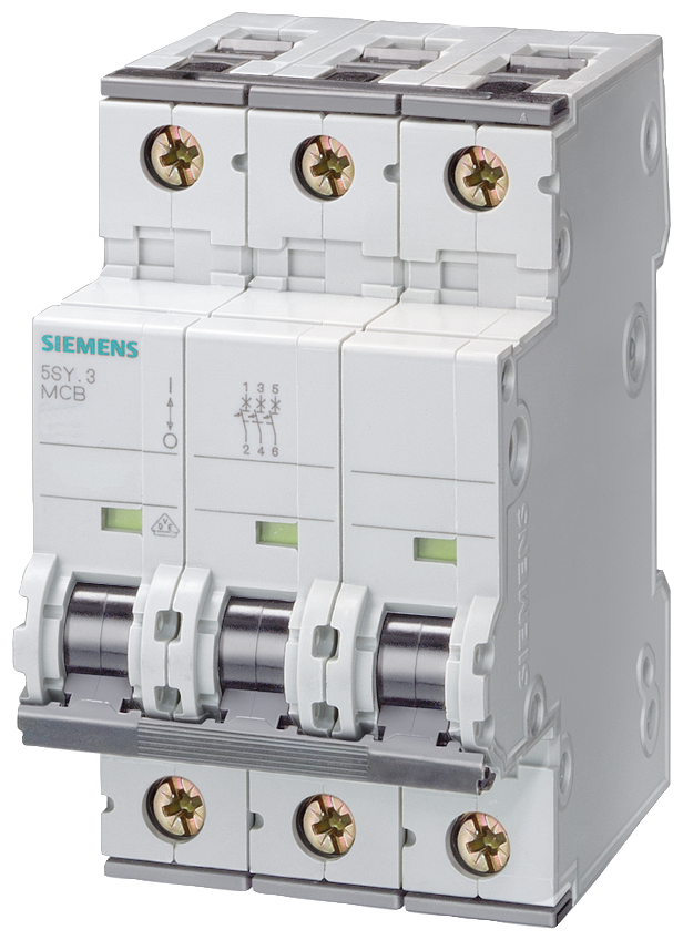 DISJUNTOR AUTOMÁTICO 400V P=70MM 25KA SEGUNDO EN 60947-2 3P D0,3 5SY83148 SIEMENS
