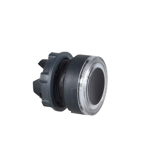 [Imagem CABEÇOTE PARA BOTÃO Ø22MM PLÁSTICO COM ARO LUMINOSO LED BRANCO ZB5AW913 SCHNEIDER]