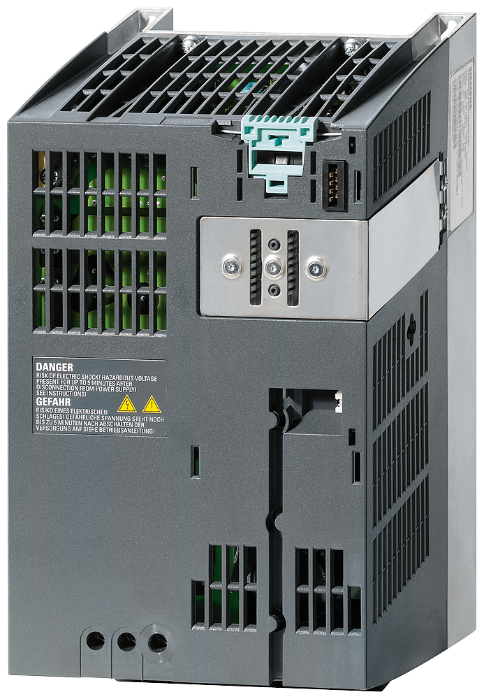 [Imagem MÓDULO DE POTÊNCIA TRIFÁSICO 2.2KW 5.9A 380/480V 47/63HZ SINAMICS S120 PM340 6SL32101SE160UA0 SIEMENS]