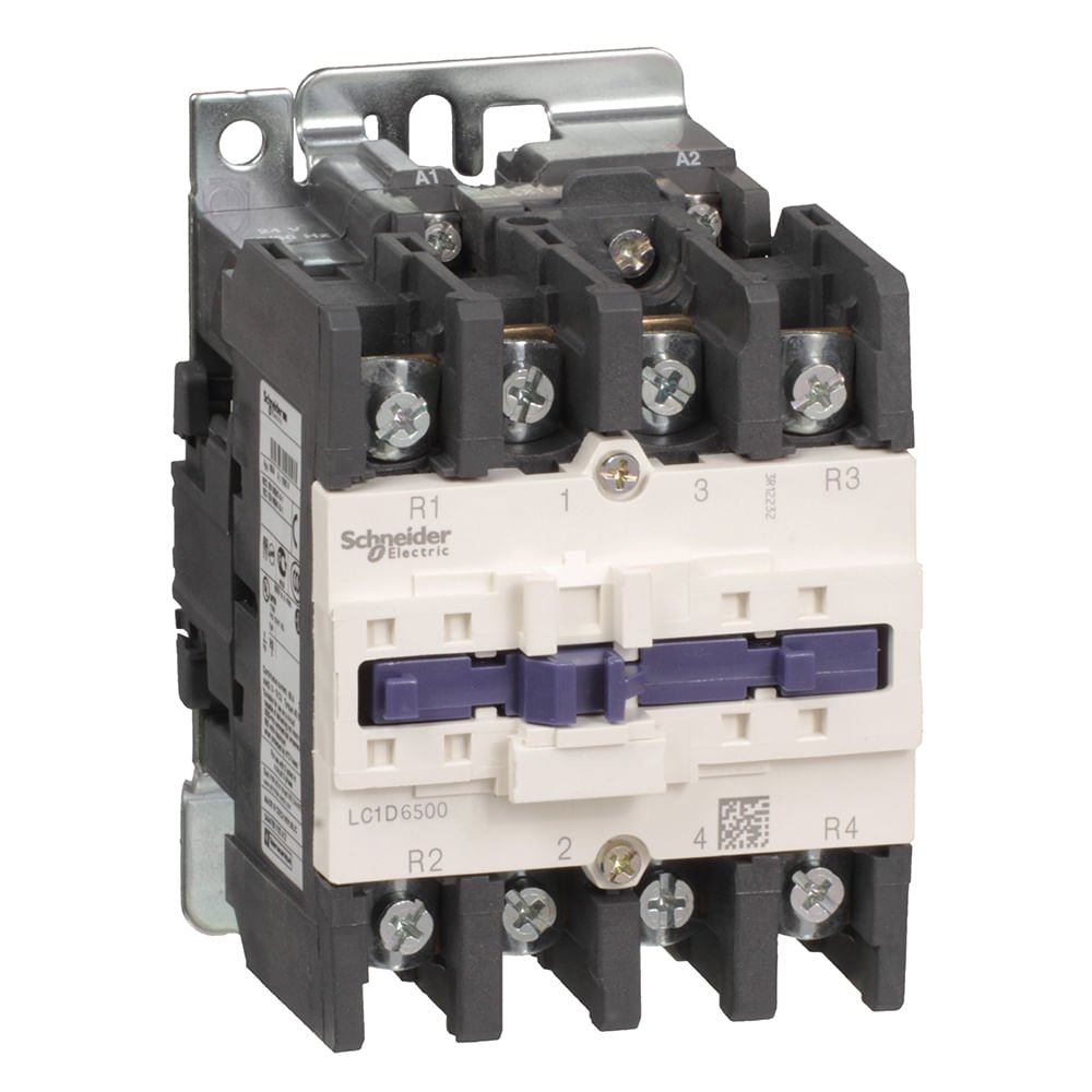 [Imagem CONTATOR TETRAPOLAR TESYS D 2PNA 2PNF 65A 48VCA LC1D65008E7 SCHNEIDER]