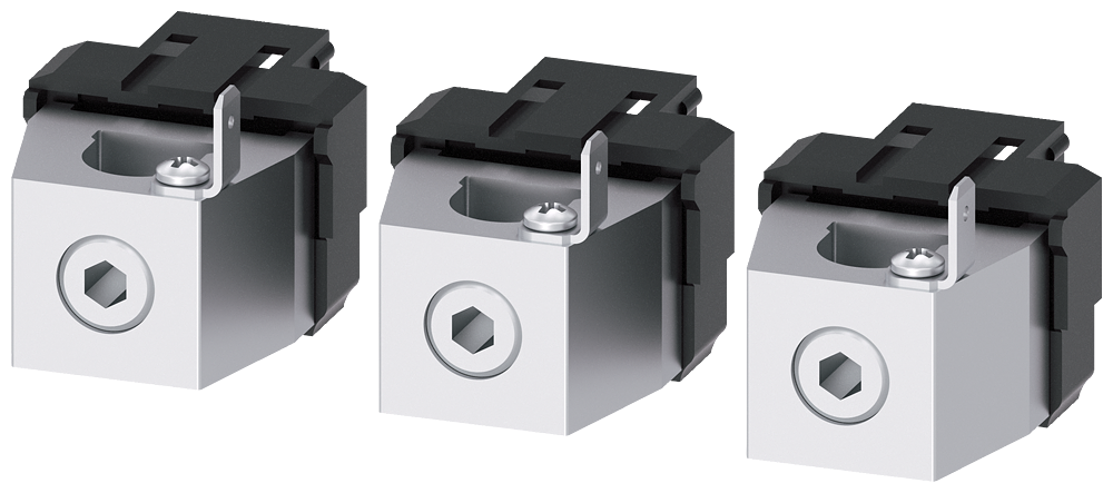 TERMINAL PARA CONDUTOR DE SEÇÃO CIRCULAR TC1.3 14 AWG - 1/0 CU 4 PEÇAS PARA 3VA91440JK11 SIEMENS