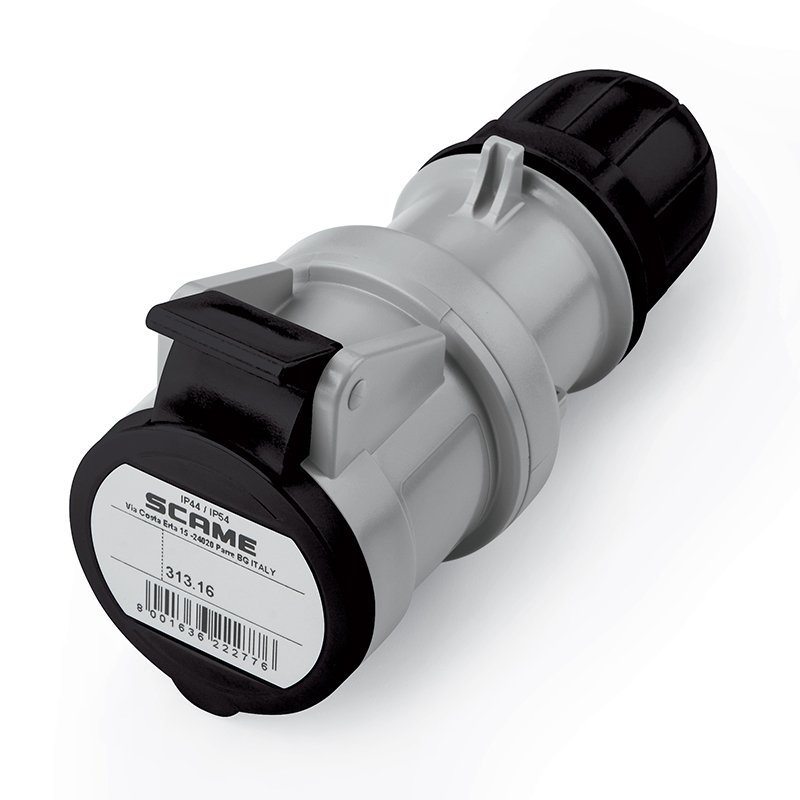 [Imagem do produto TOMADA MÓVEL 3P+N+T IP44 16A 7H 480-500V 313.16476 SCAME]