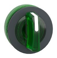 [Imagem CABEÇOTE PARA CHAVE SELETORA LUMINOSA FACEADA Ø30MM PLÁSTICO 3 POSIÇÕES RETORNO POR MOLA VERDE ZB5FK1733 SCHNEIDER]