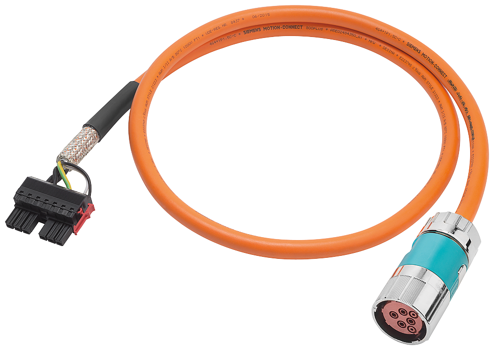 [Imagem CABO DE POTÊNCIA 10M COM CONECTORES 6FX50025DS361BA0 SIEMENS]