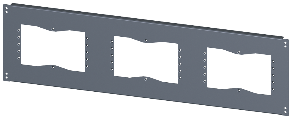 BASE COM CORTES PARA FLANGES IPXX P: 400 MM L: 1000 MM 8MF10042UB520 SIEMENS