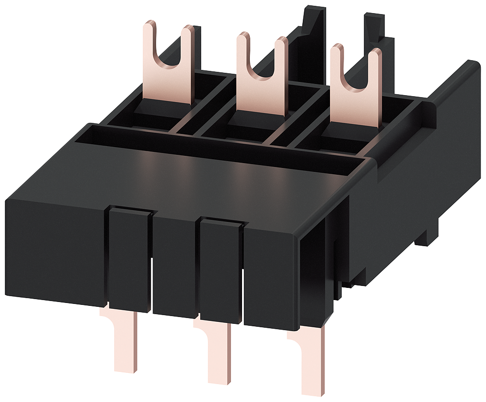 [Imagem MÓDULO INTERLIGAÇÃO PARA CONTATOR/DISJUNTOR MOTOR 3RV S00/S0 COM 3RT S0 3RA29211BA00 SIEMENS]