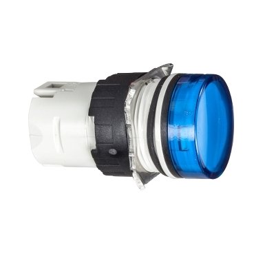 [Imagem CABEÇOTE PARA SINALIZADOR Ø16MM PLÁSTICO REDONDO AZUL ZB6AV6 SCHNEIDER]
