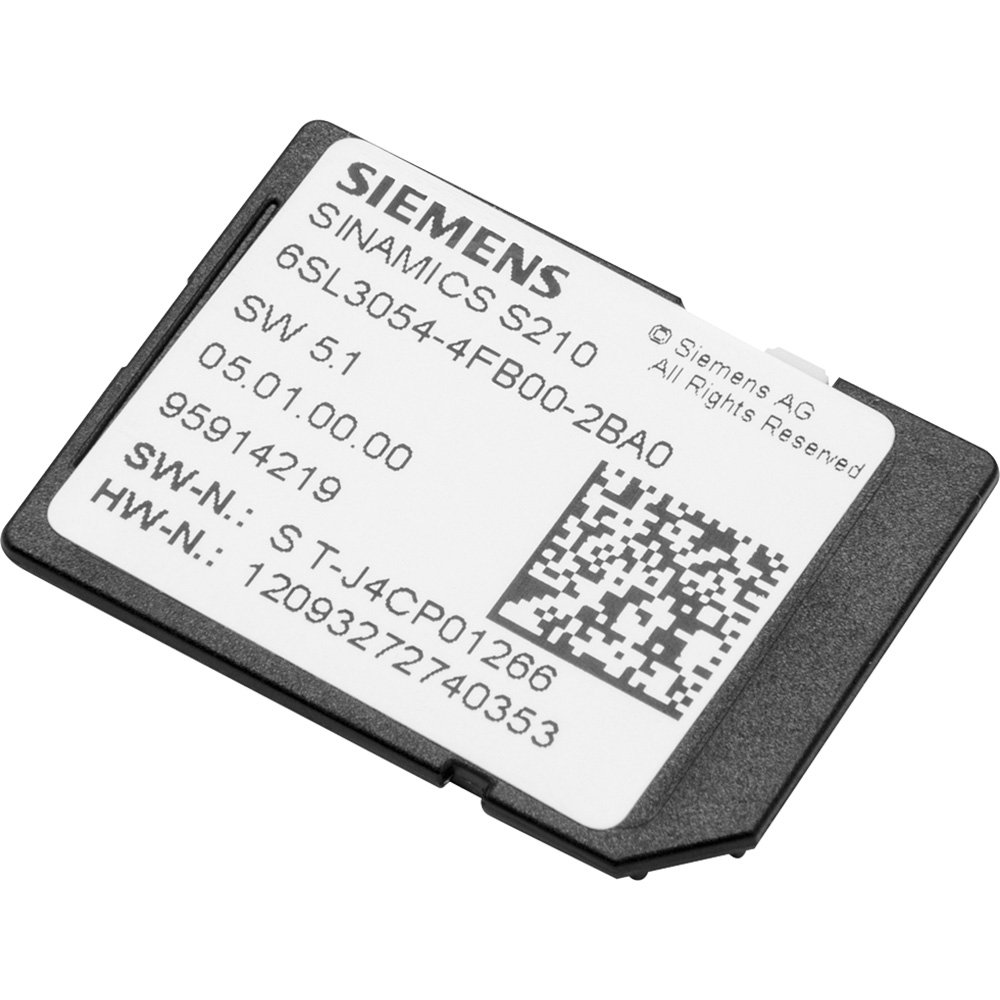 CARTÃO DE MEMÓRIA S210 V5.2 LIC MF 6SL30544FC302BA0 SIEMENS