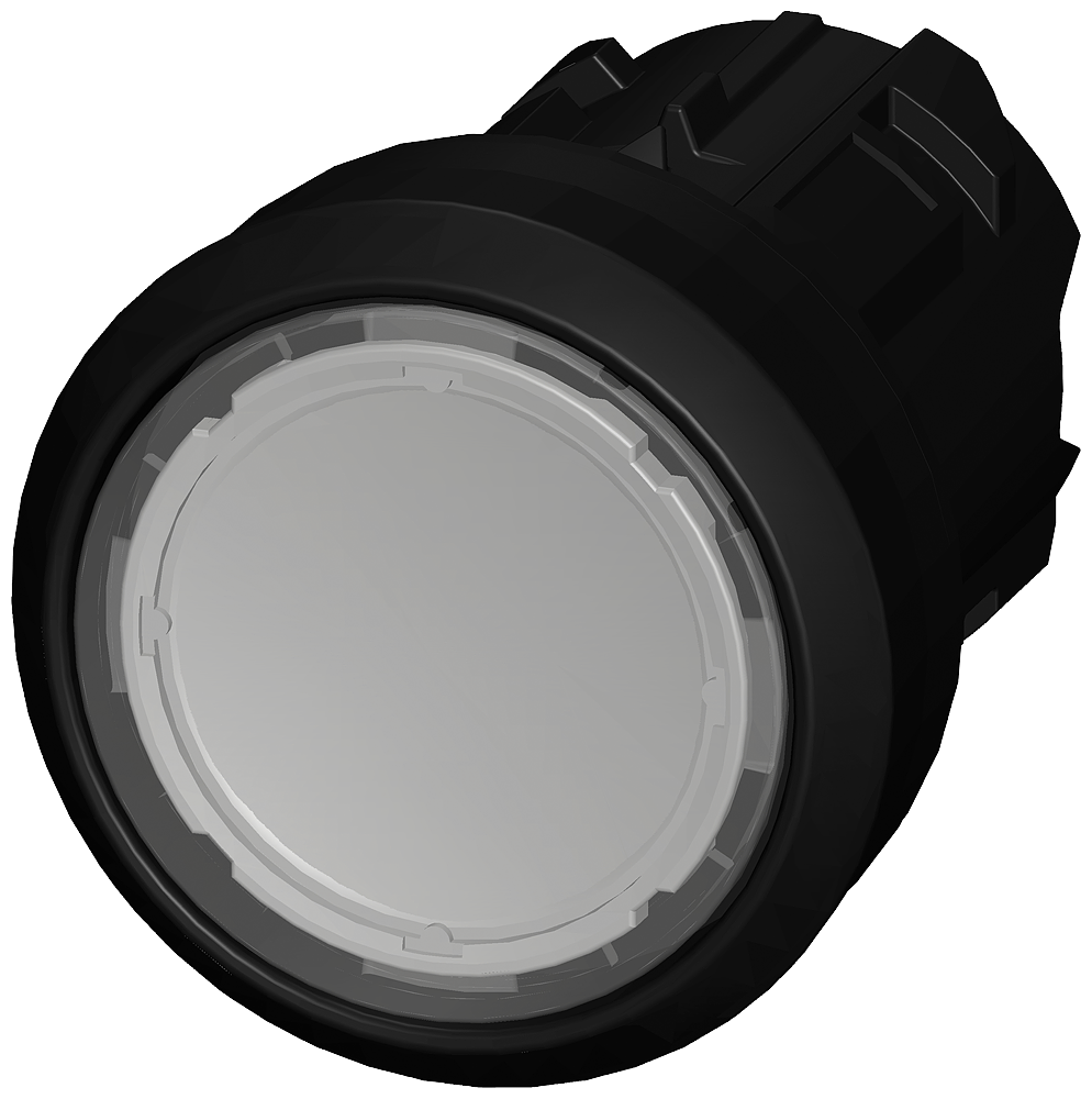 BOTÃO 22 MM REDONDO PLÁSTICO TRANSPARENTE BOTÃO DE PRESSÃO PLANO TECLA 3SU10000AB700AA0-ZY11 SIEMENS