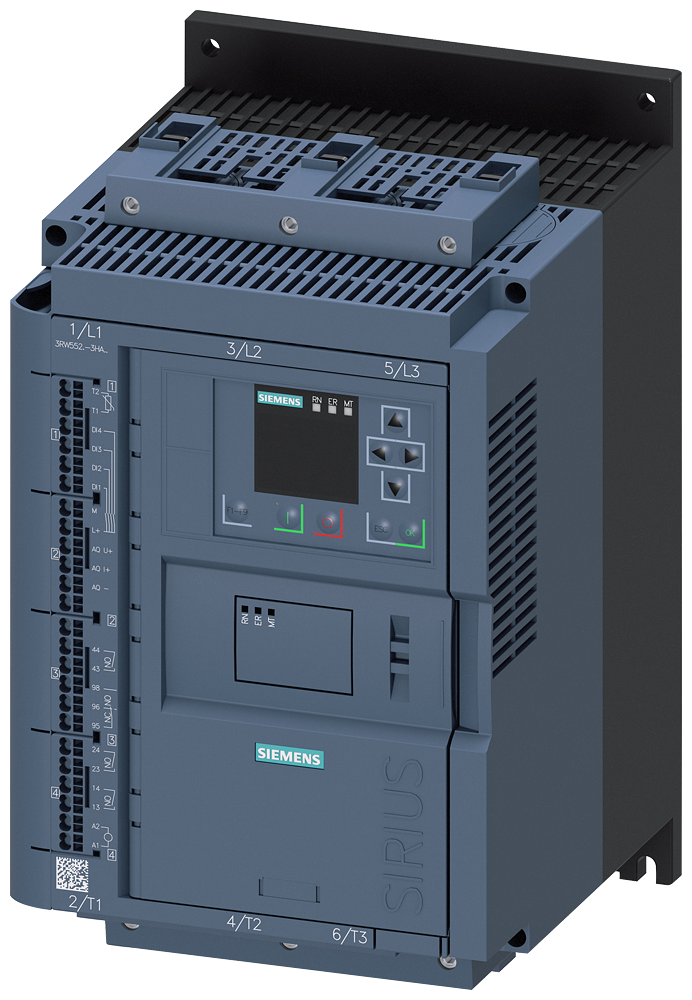 [Imagem do produto CHAVE DE PARTIDA TRIFÁSICO 22KW 47A 200/690V 50/60HZ 3RW55243HA06 SIEMENS]