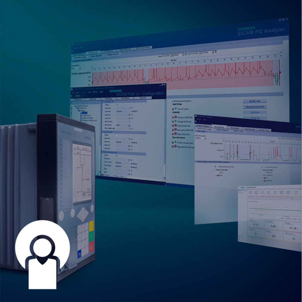 POWER QUALITY SOLUÇÕES_SICAM PQS E SICAM PQ ANALYZER Nº MLFB: 9CA4140-0WD00-0 9CA41400WE000DB5 SIEMENS