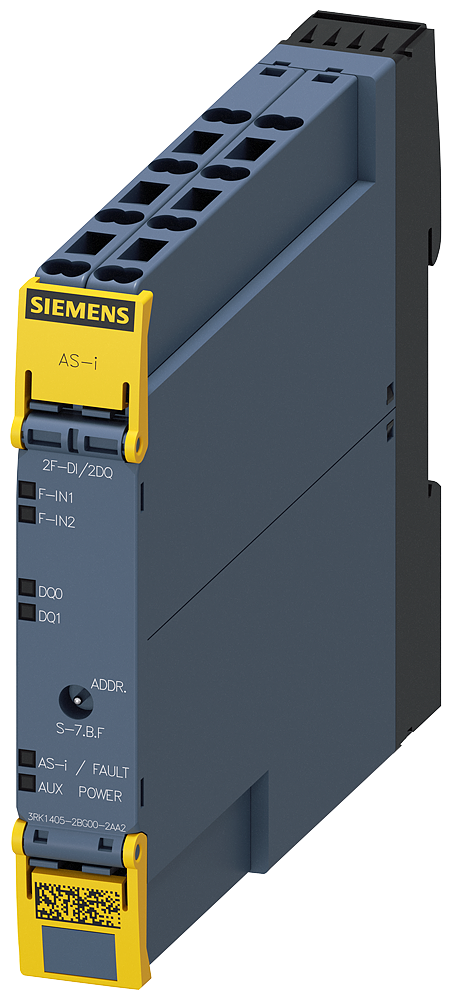 [Imagem do produto MODULO ASISAFE SLIMLINE 17.5MM 2E(F)/2S 3RK14052BG002AA2 SIEMENS]