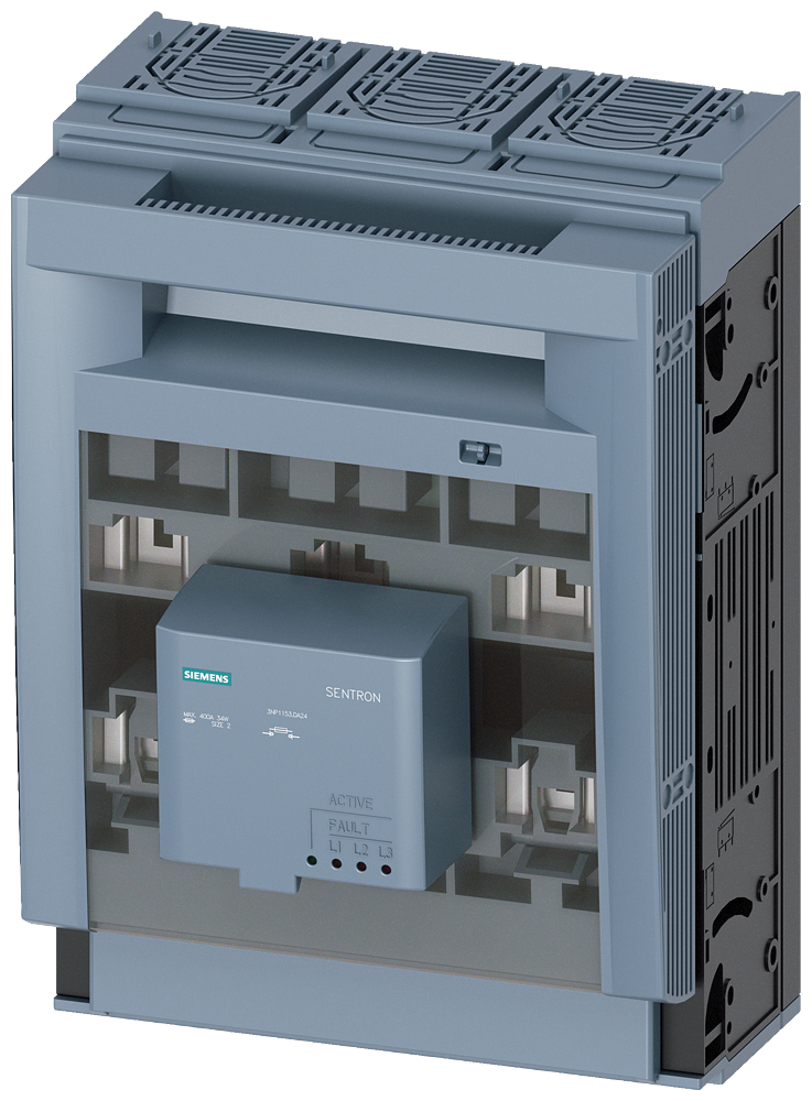 SECCIONADORA-FUSÍVEL SOB CARGA 3NP1 DE 3 POLOS NH2 400 A 3NP11531DA24 SIEMENS