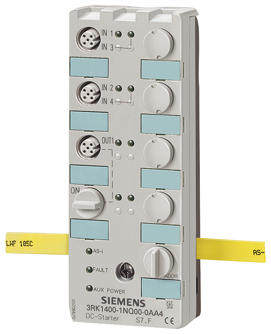 DISPOSITIVO DE ARRANQUE DC AS-I 24V IP67 DIGITAL 4E/1A DISPOSITIVO DE ARRA 3RK14001NQ010AA4 SIEMENS