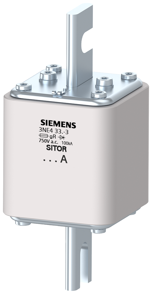 ELEMENTO DE FUSÍVEL SITOR COM CONTATOS DE FACA RANHURADOS NH2 IN: 450 A AR 3NE43333 SIEMENS