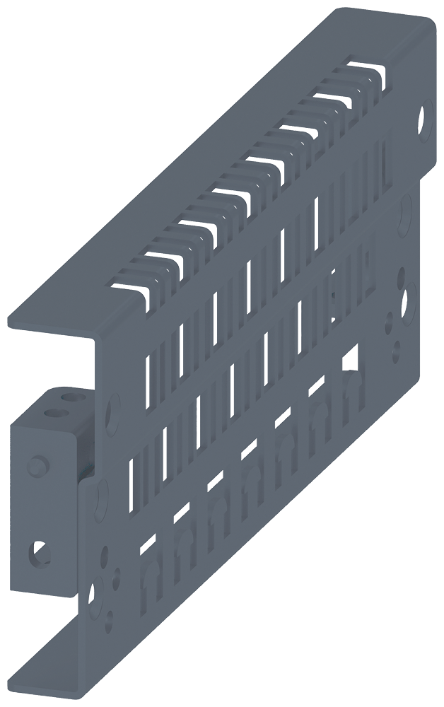 TRILHO PARA MELHORIA DA EMC MONTAGEM À PROFUNDIDADE DE ARMÁRIO EMC 8MF10042HN SIEMENS
