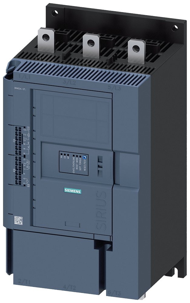 [Imagem do produto CHAVE DE PARTIDA TRIFÁSICO 200KW 370A 200/600V 50/60HZ 3RW52462TC15 SIEMENS]