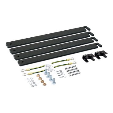 [Imagem KIT DE FIXAÇÃO PARA ESTEIRA PORTA CABOS CANAIS PARA CABOS DE ALIMENTAÇÃO AR8166ABLK SCHNEIDER]