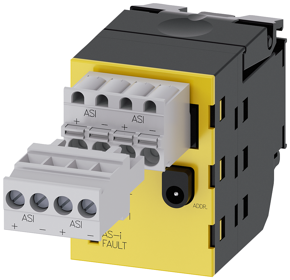 [Imagem do produto MÓDULO INTERFACE AS, 2 ENTRADAS SEGURAS, 1 LED, VERMELHO 3SU14011EE202AA0 SIEMENS]