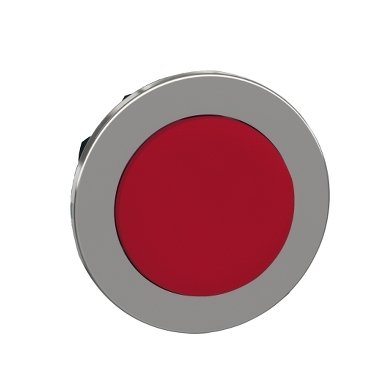 [Imagem CABEÇOTE PARA BOTÃO FACEADO Ø30MM METÁLICO SALIENTE VERMELHO ZB4FL4 SCHNEIDER]