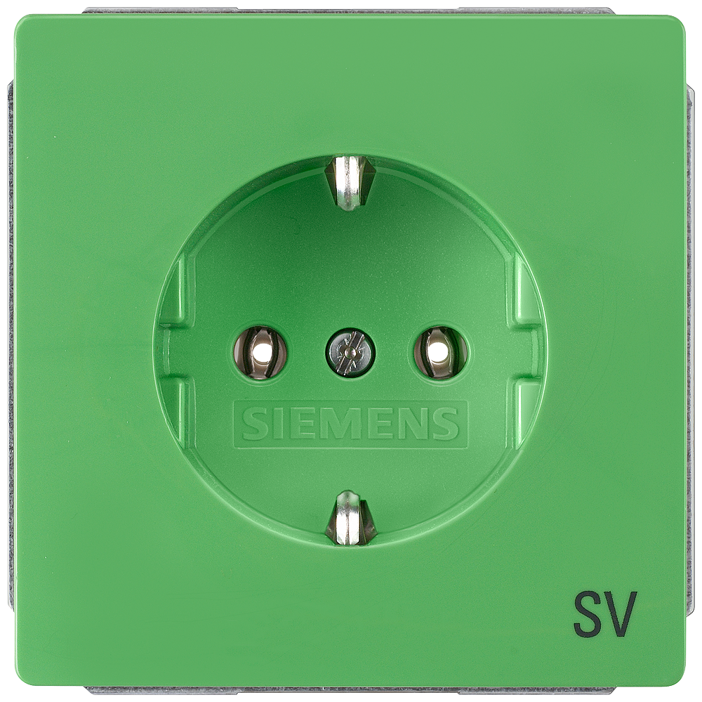 TOMADA COM IMPRESSÃO SV VERDE 5UB1826 SIEMENS