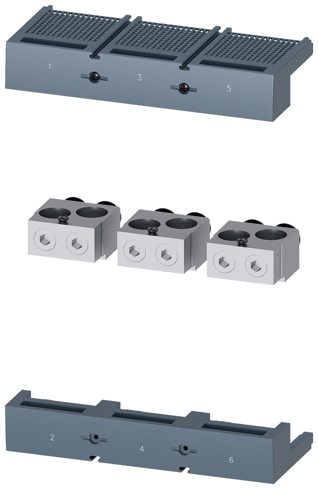 TERMINAL PARA CONDUTOR DE SEÇÃO CIRCULAR TA3.1 2X 4/0 - 600KCMIL PARA 2 CABOS 3VA95730JG23 SIEMENS
