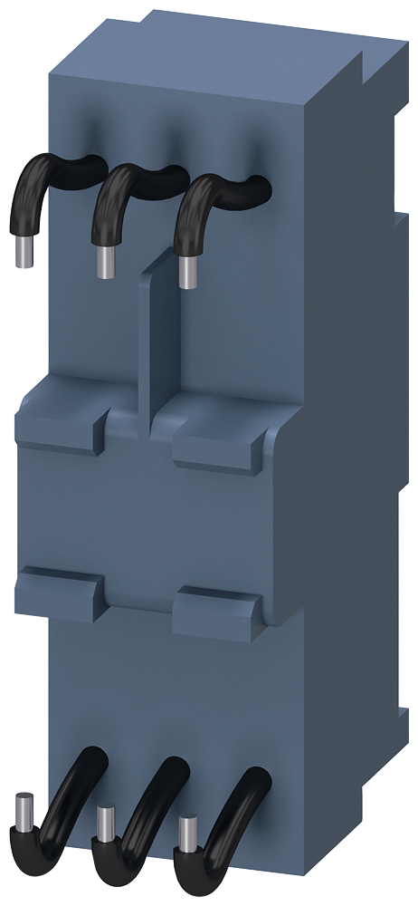 [Imagem do produto ADAPTADOR 45MM PARA CHAVE DE POTÊNCIA 3RV102. SEÇÃO TRANSVERSAL DO CONDUTOR A 3RA68900BA SIEMENS]