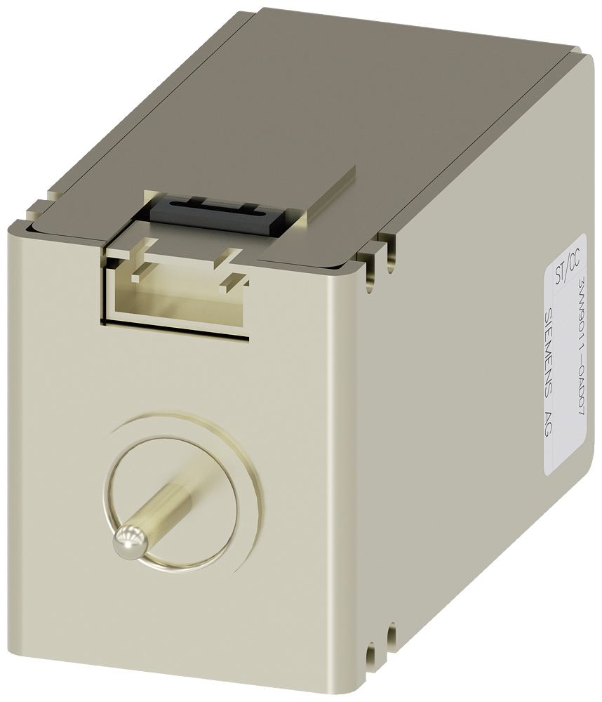 [Imagem ÍMÃ AUXILIAR 220 240 V CA/CC DISPARADOR DE TENSÃO/ SOLENOIDE DE CONEXÃO (ST 3VW90110AD07 SIEMENS]