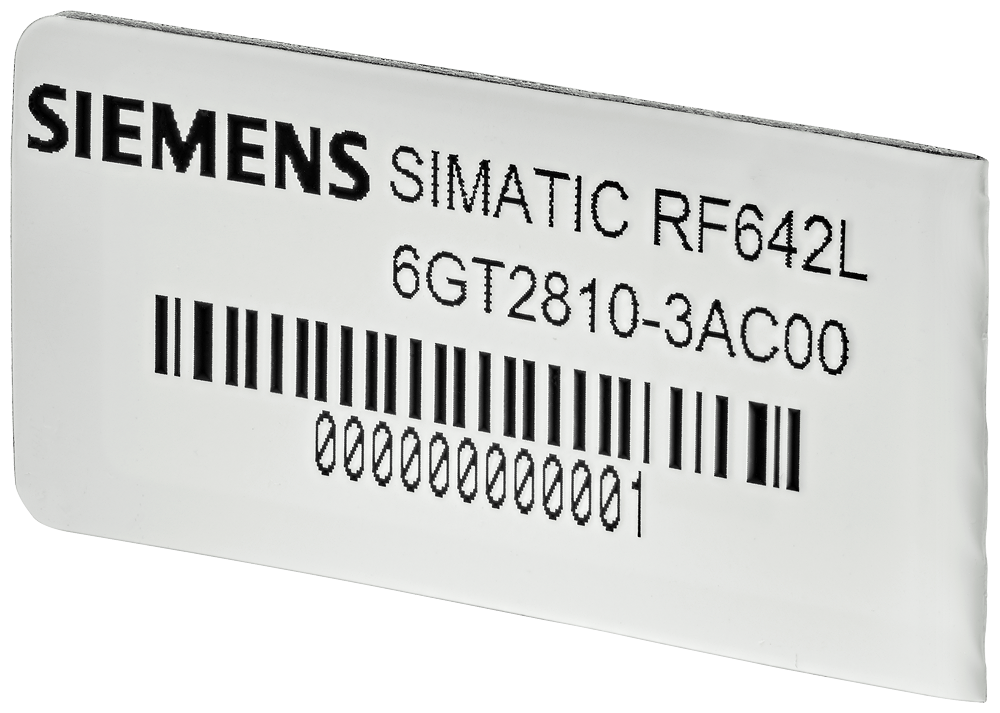 ETIQUETA RF642L GEN2 EM METAL ETSI PET ISO 18000-63 EPC CLASSE 1 GEN 2 6GT28103AC00 SIEMENS