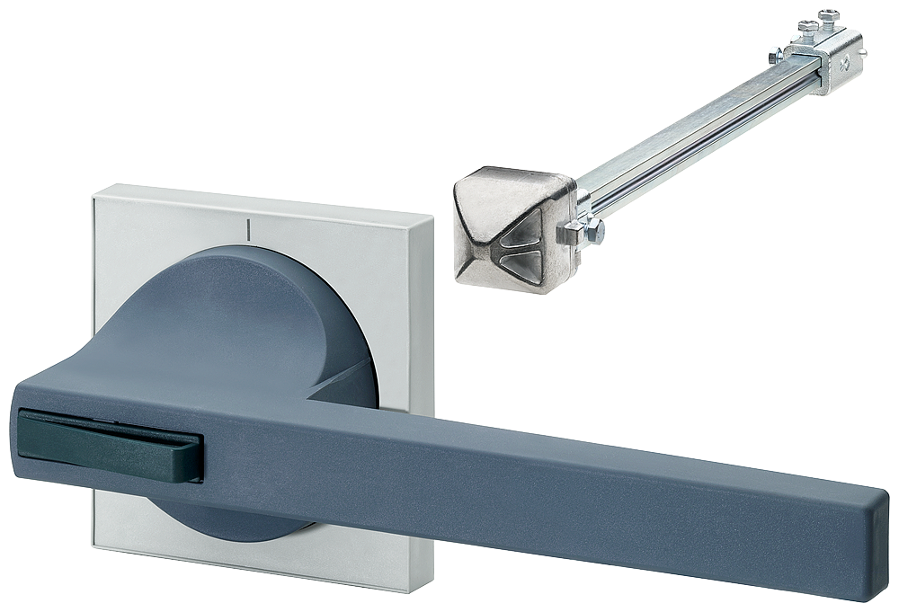 ACIONAMENTO DA PORTA 8UC7 MANÍPULO TI-GREY/AZUL VERDE BAS CHAPA PROTETORA CIN 8UC74141FG44 SIEMENS